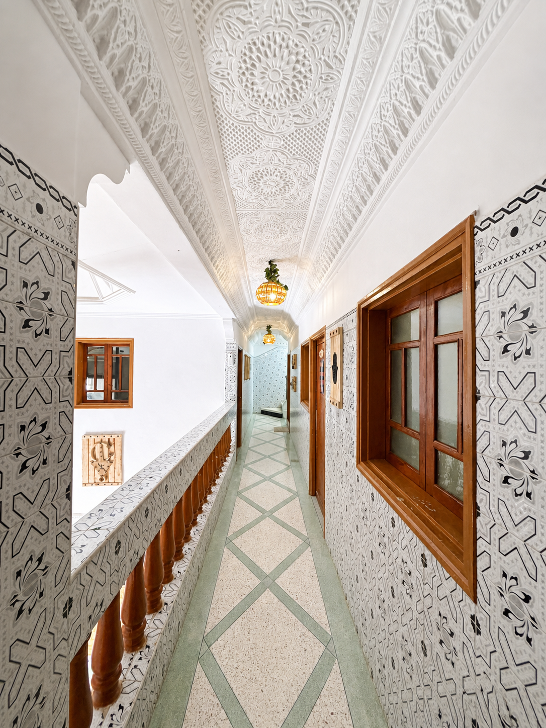 Hallway inside the Excuri house